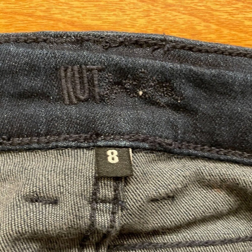Kut From The Kloth Diana Skinny Jeans Dark Wash HEMMED - Picture 4 of 9